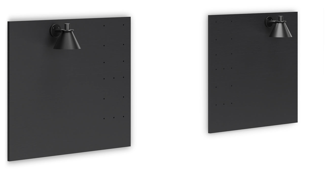 Charlang Lighted Headboard Extension (Set of 2) - EB1198-102 - In Stock Furniture