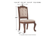 Charmond Brown Dining Chair (Set of 2) - D803-01 - Gate Furniture