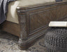 Charmond Brown Queen Sleigh Bed - Gate Furniture