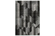 Chayse Black/Gray 6'6" x 9'6" Rug - R403461 - Gate Furniture