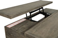Chazney Rustic Brown Coffee Table with Lift Top - T904-9 - Gate Furniture