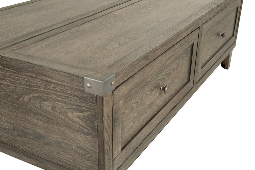 Chazney Rustic Brown Coffee Table with Lift Top - T904-9 - Gate Furniture
