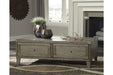 Chazney Rustic Brown Coffee Table with Lift Top - T904-9 - Gate Furniture