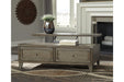 Chazney Rustic Brown Coffee Table with Lift Top - T904-9 - Gate Furniture