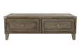 Chazney Rustic Brown Coffee Table with Lift Top - T904-9 - Gate Furniture