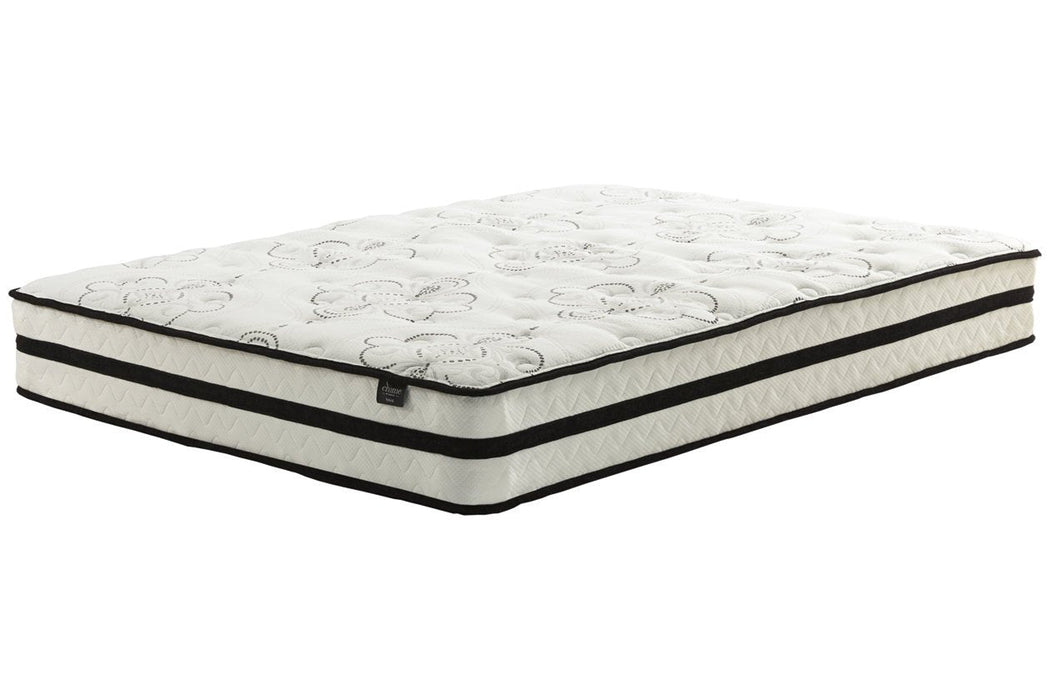 Chime 10 Inch Hybrid White Queen Mattress in a Box - M69631 - Gate Furniture