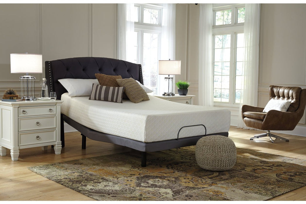 Chime 12 Inch Memory Foam White Queen Mattress in a Box - M72731 - Gate Furniture
