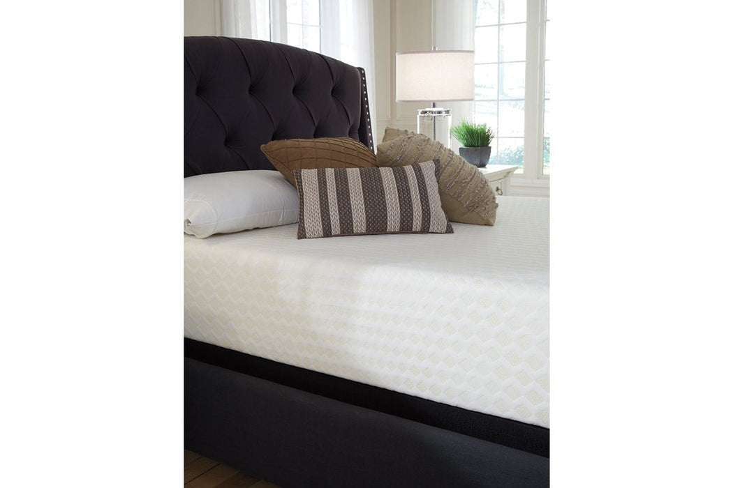 Chime 12 Inch Memory Foam White Queen Mattress in a Box - M72731 - Gate Furniture