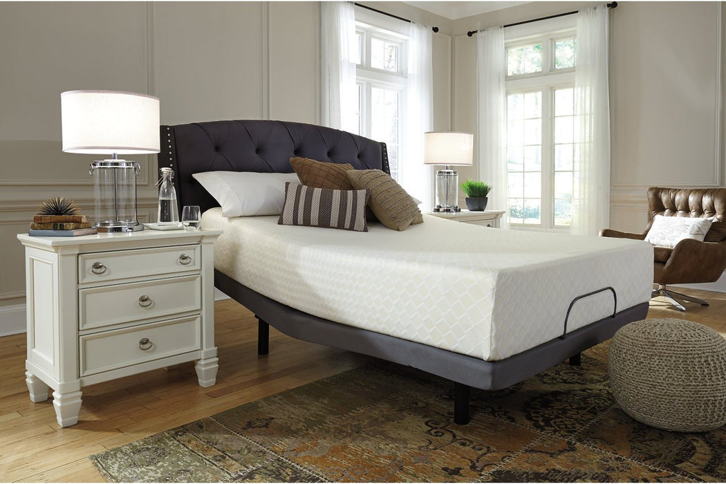 Chime 12 Inch Memory Foam White Twin Mattress in a Box - M72711 - Gate Furniture