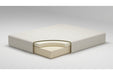 Chime 8 Inch Memory Foam White King Mattress in a Box - M72641 - Gate Furniture