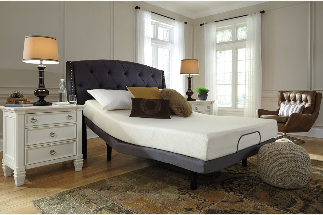 Chime 8 Inch Memory Foam White King Mattress in a Box - M72641 - Gate Furniture