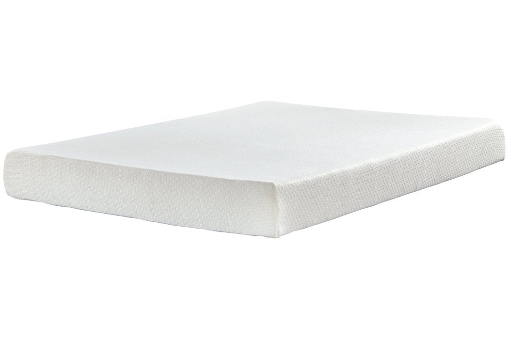 Chime 8 Inch Memory Foam White Queen Mattress in a Box - M72631 - Gate Furniture