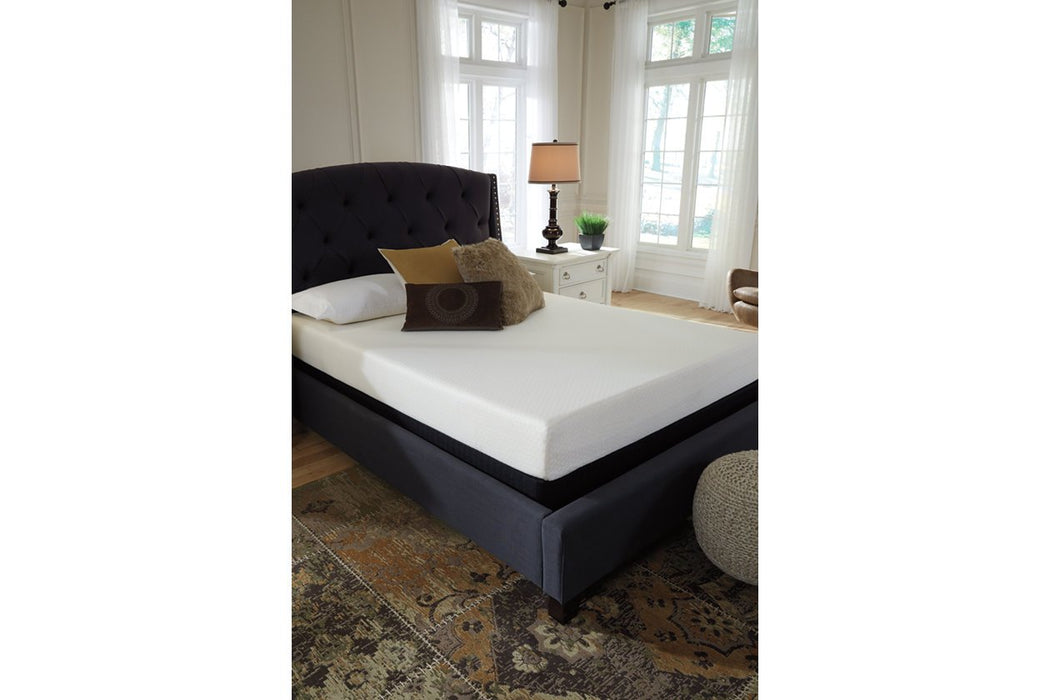 Chime 8 Inch Memory Foam White Twin Mattress in a Box - M72611 - Gate Furniture