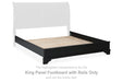 Chylanta King Panel Footboard with Rails - B739-76 - In Stock Furniture