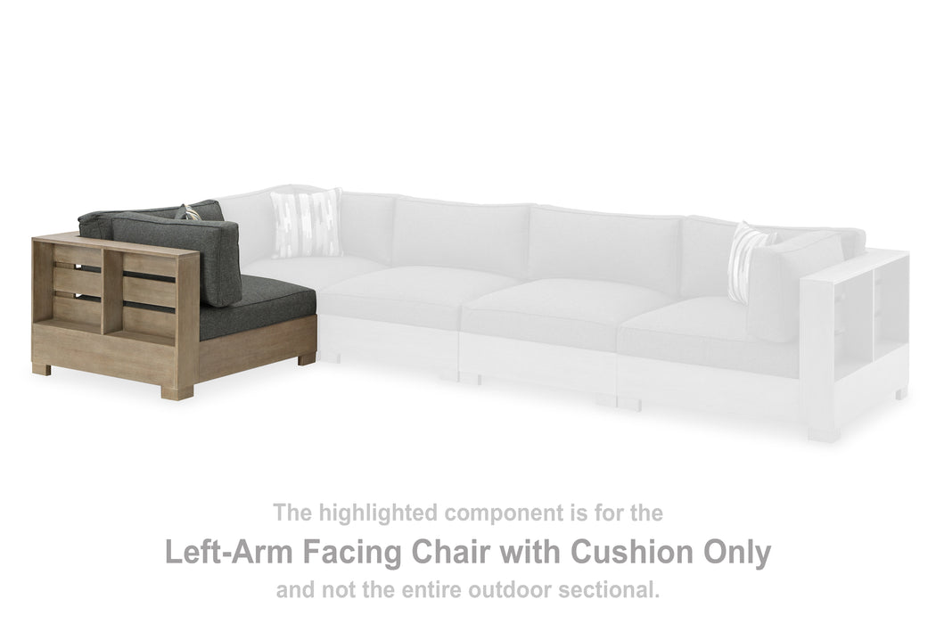 CITRINE PARK Left-Arm Facing Chair with Cushion - P660-875