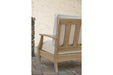 Clare View Beige Lounge Chair with Cushion - P801-820 - Gate Furniture