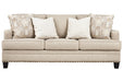 Claredon Linen Sofa - 1560238 - Gate Furniture