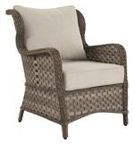 Clear Ridge Light Brown Lounge Chair with Cushion (Set of 2) - P361-820 - Gate Furniture