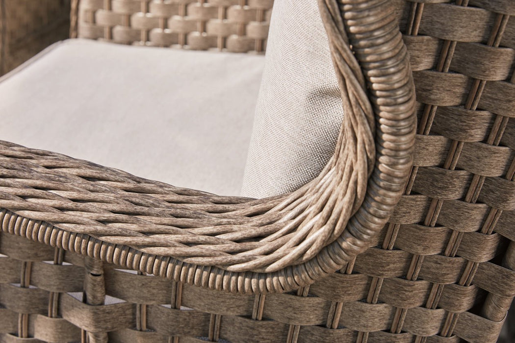 Clear Ridge Light Brown Lounge Chair with Cushion (Set of 2) - P361-820 - Gate Furniture