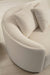 Cloe Ivory Boucle Curved RAF Sectional - Gate Furniture