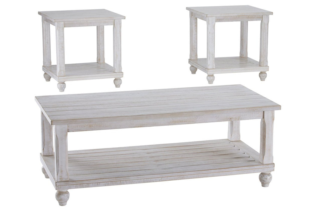 Cloudhurst White Table (Set of 3) - T488-13 - Gate Furniture