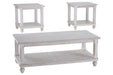 Cloudhurst White Table (Set of 3) - T488-13 - Gate Furniture