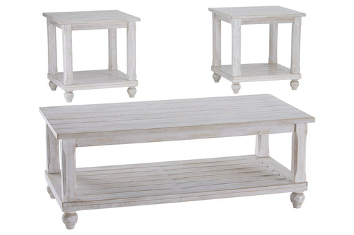 Cloudhurst White Table (Set of 3) - T488-13 - Gate Furniture