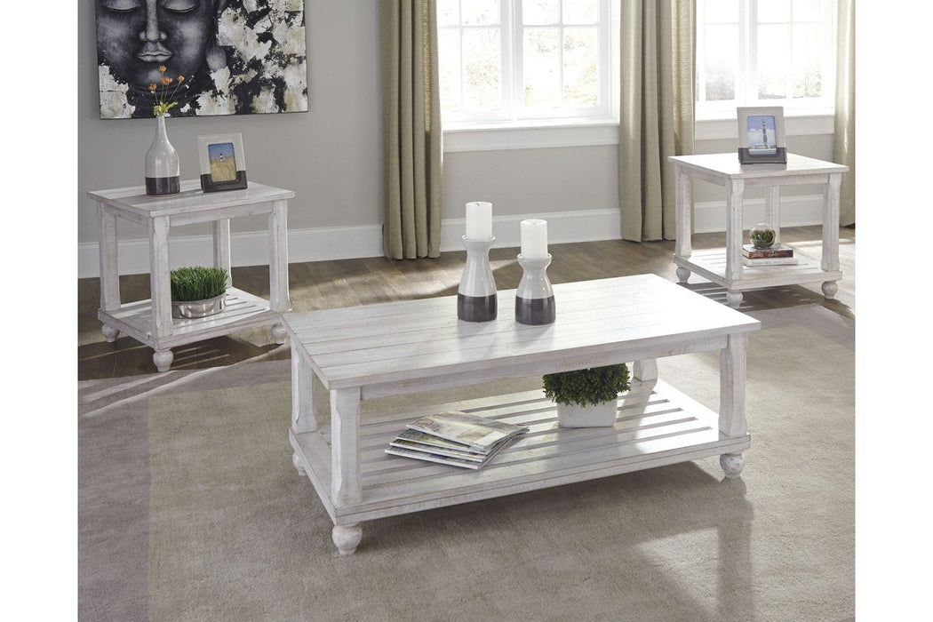 Cloudhurst White Table (Set of 3) - T488-13 - Gate Furniture
