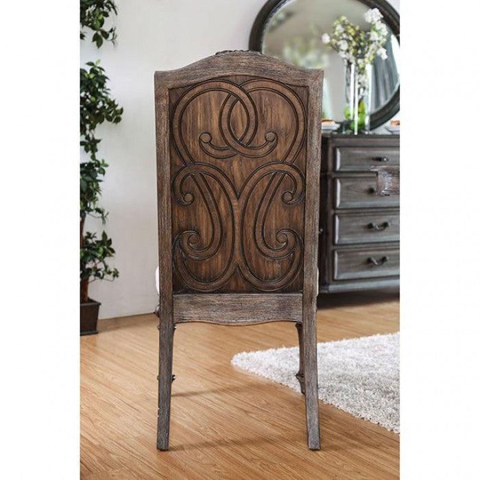 ARCADIA Rustic Natural/Ivory Dining Room Set
