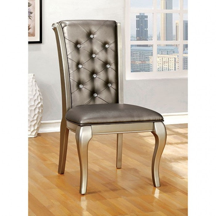 AMINA Champagne Dining Room Set
