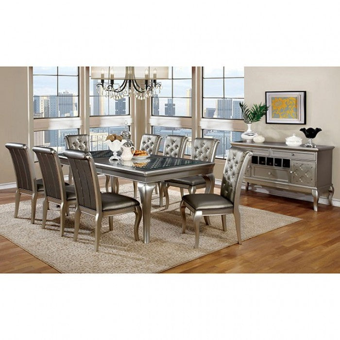 AMINA Champagne Dining Room Set