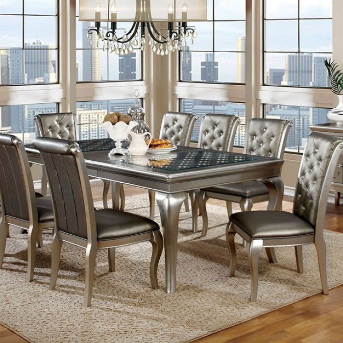AMINA Champagne Dining Room Set
