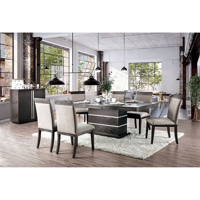 MODOC Espresso/Beige Dining Room Set