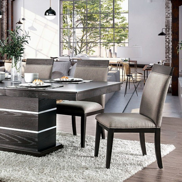 MODOC Espresso/Beige Dining Room Set