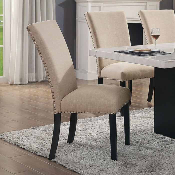 KIAN White/Black/Beige Dining Room Set
