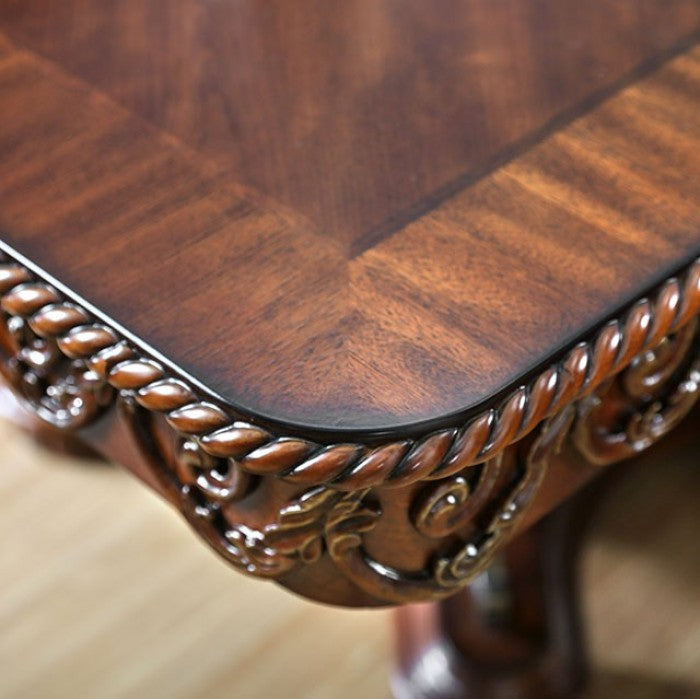 LUCIE Brown Cherry Dining Room Set
