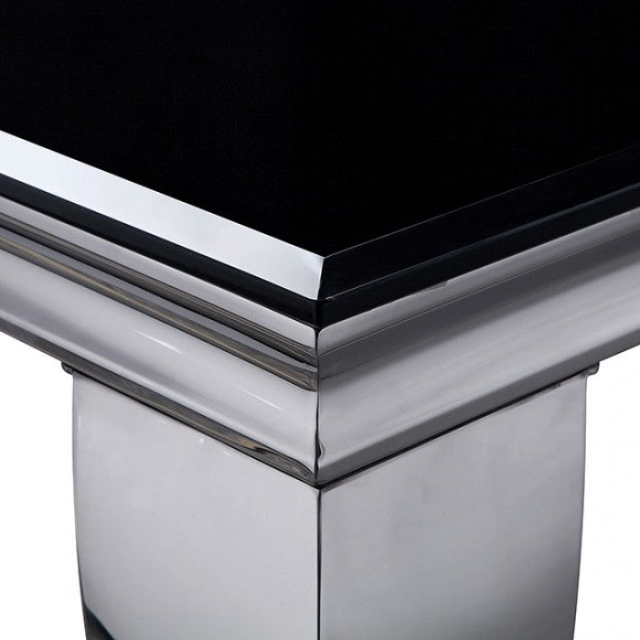 JEWETT Black/Chrome Dining Room Set