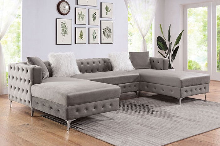 CIABATTONI Gray Sectional