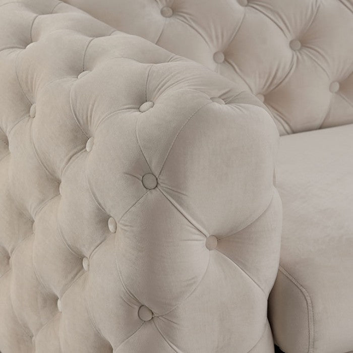 SAPPHIRA Beige Living Room Set