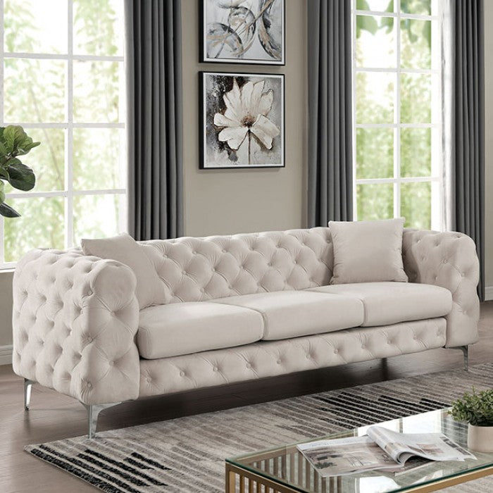 SAPPHIRA Beige Living Room Set