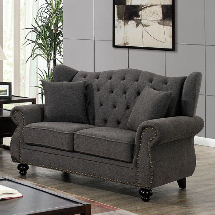EWLOE Dark Gray Living Room Set