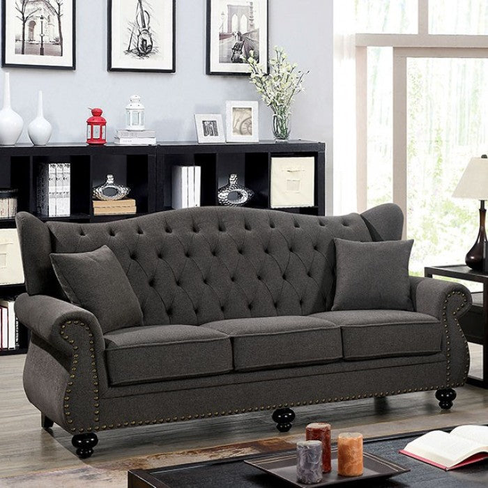 EWLOE Dark Gray Living Room Set