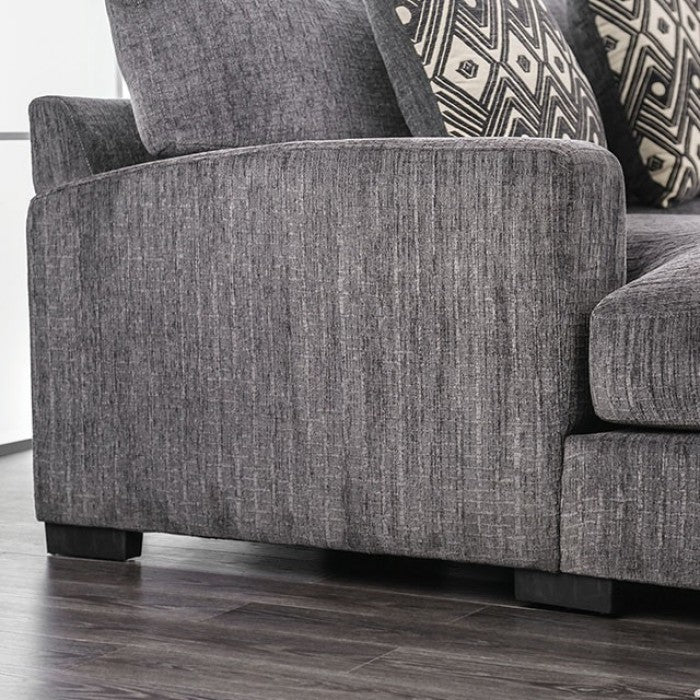 KAYLEE Gray Right Chaise