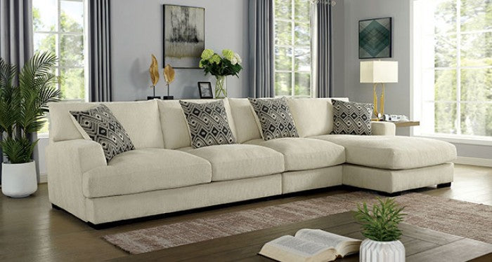 KAYLEE Beige Right Chaise
