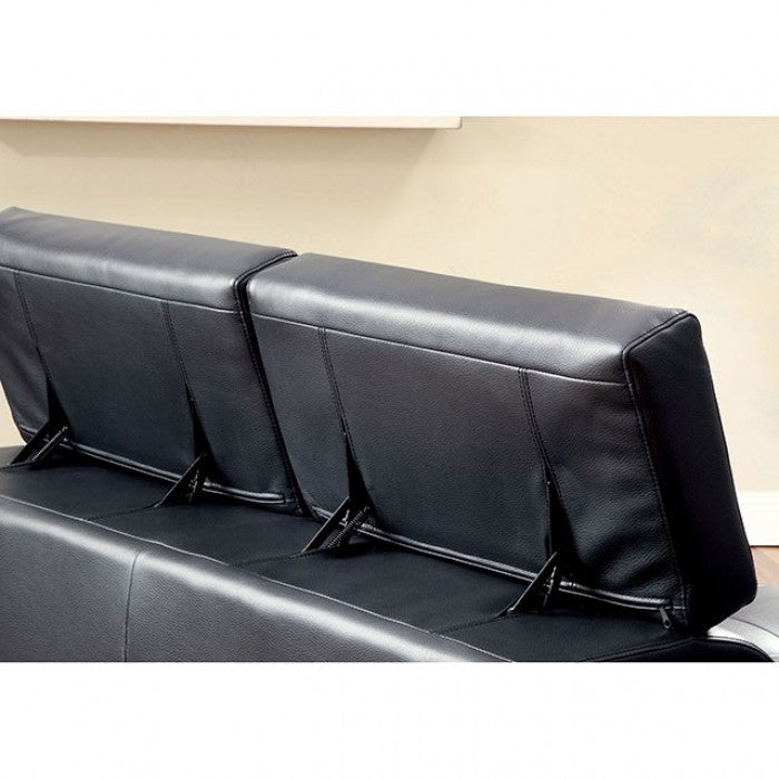 KEMINA Black Speaker Console Sectional