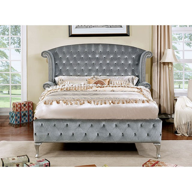 ALZIRE Gray Queen Bedroom Set