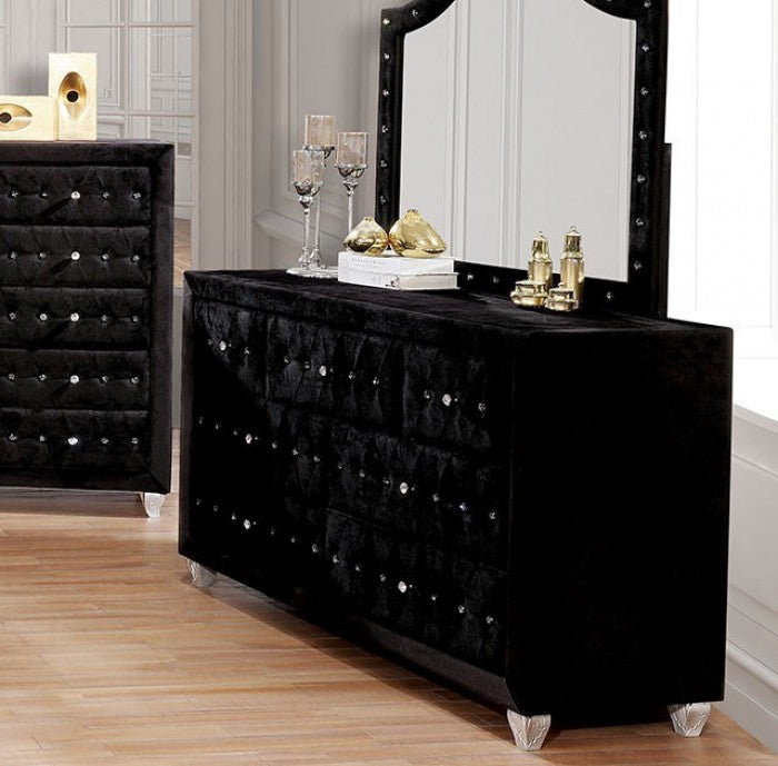 ALZIRE Black Queen Bedroom Set
