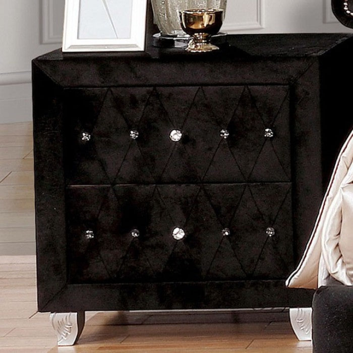 ALZIRE Black Queen Bedroom Set