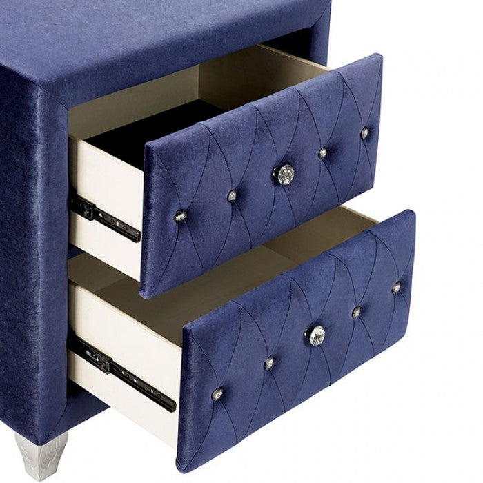 SANSOM Blue Queen Bedroom Set