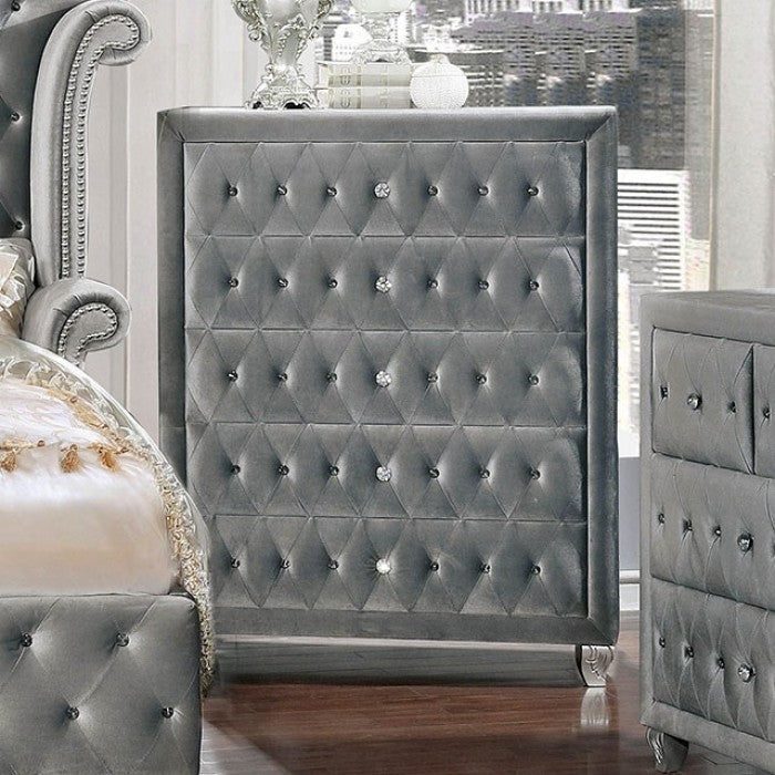ALZIRE Gray Queen Bedroom Set